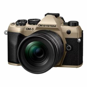 【新品】【1万円分キャッシュバック】OM SYSTEM OM-5 Mark II 12-45mm F4.0 PRO レンズキット サンドベージュ【選べる5年間延長保証対象(別料金)】