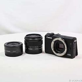 〔中古品〕 ミラーレス一眼カメラ EOS M100ブラック・ダブル レンズキット〔中古品〕 ミラーレス一眼カメラ EOS M100ブラック・ダブル レンズキット