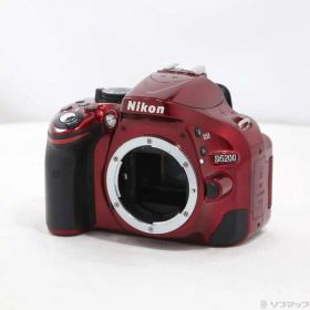 【中古】Nikon(ニコン) NIKON D5200 ボディ (レッド) 【305-ud】