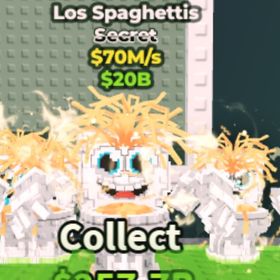 ‼️最安値⁉️Los Spaghetti 70m/s | ロブロックス(ROBLOX)のアカウントデータ、RMTの販売・買取一覧