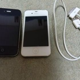 【まとめ売り/簡易動作ジャンク】①②iPhone 4S A1387 / ③新しいiPad 16GB / ④Dockケーブル / ⑤iPhone 5S用 交換バッテリー 未使用