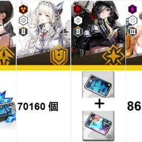 即时対応🍭限定ニケ4体+石垢🍭 | 勝利の女神NIKKE(メガニケ)のアカウントデータ、RMTの販売・買取一覧