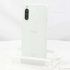 〔中古品〕 Xperia 10 III 128GB ホワイト SO-52B docomoロック解除SIMフリー【344】