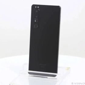 〔中古品〕 Xperia 1 III 256GB フロストブラック SO-51B docomoロック解除SIMフリー【295】