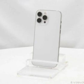 〔中古品〕 iPhone13 Pro Max 128GB シルバー MLJ53J／A SIMフリー 〔ネットワーク利用制限▲〕【344】