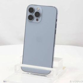 〔中古品〕 iPhone13 Pro Max 256GB シエラブルー MLJD3J／A SIMフリー 〔ネットワーク利用制限▲〕【344】