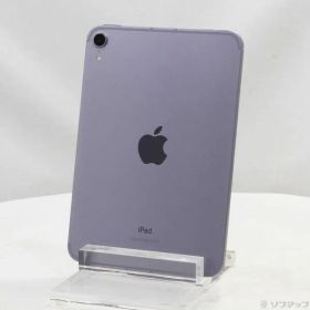 〔中古品〕 iPad mini 第6世代 256GB パープル MK8K3J／A docomoロック解除SIMフリー【198】