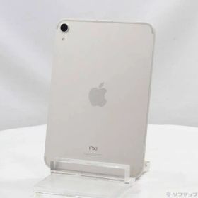 〔中古品〕 iPad mini 第6世代 256GB スターライト MK8H3J／A SIMフリー【198】