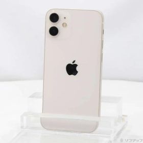 〔中古品〕 iPhone12 mini 64GB ホワイト MGA63J／A SIMフリー【247】