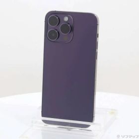 〔中古品〕 iPhone14 Pro Max 128GB ディープパープル MQ993J／A SIMフリー【251】
