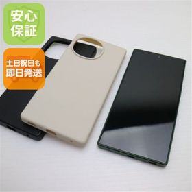 シャープ(SHARP)の超美品 SIMフリー AQUOS R9 グリーン スマホ SHARP 即日発送 土日祝発送OK M222(スマートフォン本体)