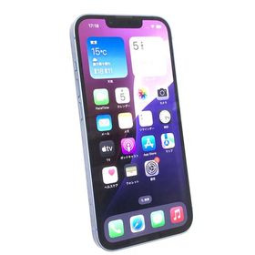 中古 Apple iPhone14 128GB ブルー MPVJ3J／A SIMフリー ネットワーク利用制限▲判定