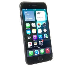 中古 Apple iPhoneSE 第3世代 64GB ミッドナイト MMYC3J／A ネットワーク利用制限あります