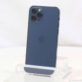 〔中古品〕 iPhone12 Pro 256GB パシフィックブルー MGMD3J／A SIMフリー【348】