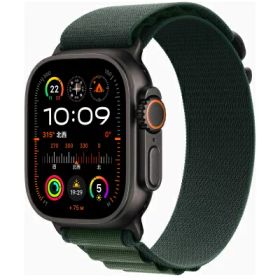 Apple Apple Watch Ultra2 49mm GPS+Cellularモデル MX4R3J/A A2986【ブラックチタニウムケース/ダークグリーンアルパインループ(M)】 [未使用] 【当社6ヶ月保証】 イオシス