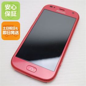 フジツウ(富士通)の新品同様 F-42A らくらくスマートフォン ピンク M222(スマートフォン本体)