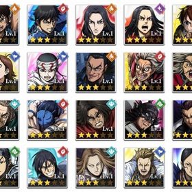 初期 石82,700個 那貴,河了貂,紀彗,王賁,王騎,羌瘣,紫伯 | キングダム 頂天のアカウントデータ、RMTの販売・買取一覧