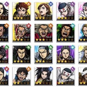 初期 石81,300個 那貴,桓騎,河了貂,紀彗,王賁,王騎,羌瘣 | キングダム 頂天のアカウントデータ、RMTの販売・買取一覧