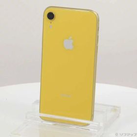 【中古】Apple(アップル) iPhoneXR 64GB イエロー MT082J／A SIMフリー 【269-ud】