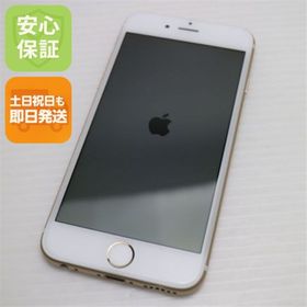 アイフォーン(iPhone)の超美品 SOFTBANK iPhone6 16GB ゴールド 白ロム M666(スマートフォン本体)