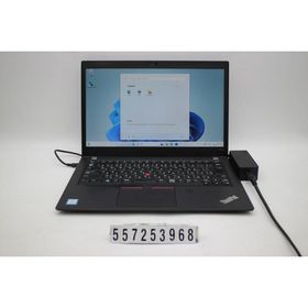 ノートパソコン Lenovo ThinkPad T480s Core i5 8250U 1.6GHz/16GB/256GB(SSD)/14W/FHD(1920x1080)/Win11