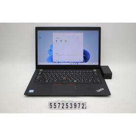 ノートパソコン Lenovo ThinkPad T480s Core i5 8250U 1.6GHz/16GB/256GB(SSD)/14W/FHD(1920x1080)/Win11