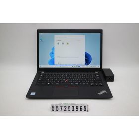 ノートパソコン Lenovo ThinkPad T480s Core i5 8250U 1.6GHz/16GB/256GB(SSD)/14W/FHD(1920x1080)/Win11