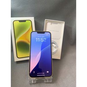 美品 Appleストア版 SIMフリー iPhone14 256GB イエロー色(スマートフォン本体)