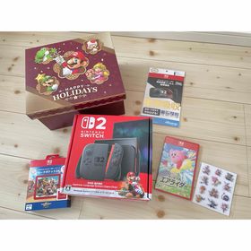 ニンテンドースイッチ(Nintendo Switch)のクリスマス switch2 マリオカートワールド カービィのエアライダー セット(家庭用ゲーム機本体)