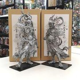 【塗装済み完成品⠀】ガレージキット 造形戯画 仁王・阿形+吽形二体セット ノーメーカー