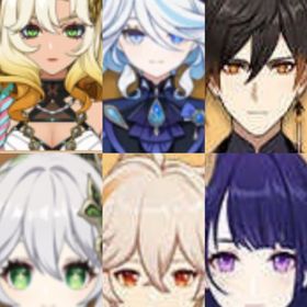 🔥最安值（原神）💫★5×6シロネン+フリーナ➕鍾離+ 楓原万葉➕ナヒーダ➕雷電將軍 | 原神のアカウントデータ、RMTの販売・買取一覧