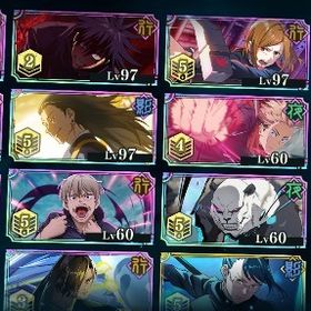 廃課金 全キャラ全残滓コンプ 夏油乙骨完凸 最強 | ファンパレ(呪術廻戦ファントムパレード)のアカウントデータ、RMTの販売・買取一覧