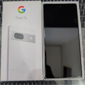 グーグルピクセル(Google Pixel)の【バッテリー交換済み】Google Pixel 7a 本体 スノー SIMフリー(スマートフォン本体)