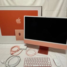 【極美品】Apple iMac M1 16GB 24インチ 2021年 オレンジ