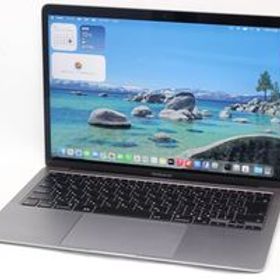 中古 2K 13.3型 Apple MacBook Air A2337 (2020年式) グレー macOS 26 Tahoe 8コア Apple-M1 16GB NVMe 512GB-SSD カメラ Wi-Fi6 管:0931h