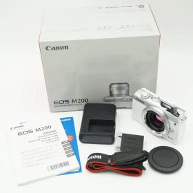 Canon ミラーレス一眼カメラ EOS M200 ボディー ホワイト EOSM200WH-BODY