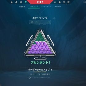 アセンダント引退アカウント | VALORANT(ヴァロラント)のアカウントデータ、RMTの販売・買取一覧