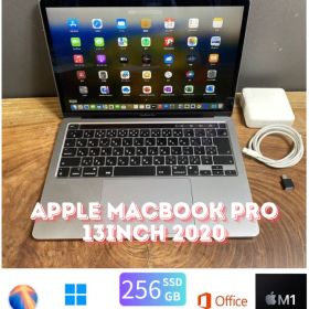 ［美品］Apple MacBook Pro 13inch 2020/Apple M1/8GB/SSD256GB/Windows11/Office 2024/420