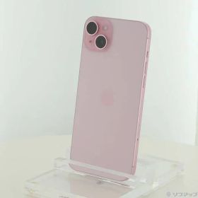 〔中古品〕 iPhone15 Plus 128GB ピンク MU093J／A SIMフリー【348】