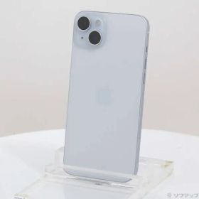 〔中古品〕 iPhone15 Plus 256GB ブルー MU0N3J／A SIMフリー【348】