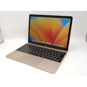 【中古】Apple MacBook 12インチ CoreM3:1.2GHz 256GB ゴールド MNYK2J/A (Mid 2017)【新宿2】保証期間1ヶ月【ランクC】