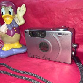 レトロなCanon IXY320APSフィルム外観美品傷無フラッシュ通電確認完動