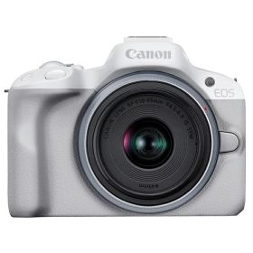 《新品》キヤノン EOS R50 RF-S 18-45 IS STM レンズキット ホワイト ミラーレス一眼 Canon