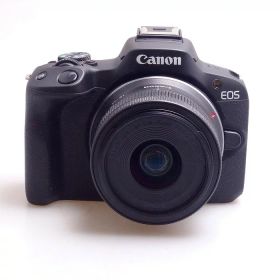 【中古】 (キヤノン) Canon EOS R50 RF18-45 IS STM レンズキット ブラック【中古カメラ デジタル一眼】 ランク：AB+