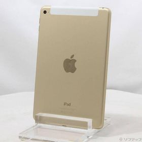 〔中古〕Apple(アップル) iPad mini 4 16GB ゴールド NK712J／A SIMフリー〔348-ud〕
