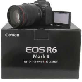 【Canon】キヤノン『EOS R6 MarkII RF24-105 F4LIS USM レンズキット』2022年12月発売 ミラーレス一眼カメラ 1週間保証【中古】