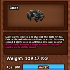 【蜘蛛デカぺ】109kg | ロブロックス(ROBLOX)のアカウントデータ、RMTの販売・買取一覧