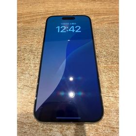 【中古美品】iPhone15Pro 128GB ホワイトチタニウム SIMフリー MTU83J/A A197