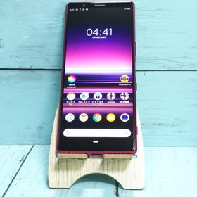 au Xperia5 SOV41 レッド 本体 白ロム SIMロック解除済み SIMフリー 356795