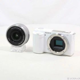 【中古】SONY(ソニー) 〔展示品〕 VLOGCAM ZV-E10L パワーズームレンズキット ホワイト 【258-ud】